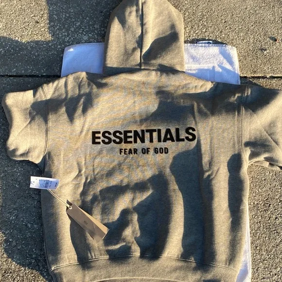 Grey Essentials Hoodie - Picture 4 of 4